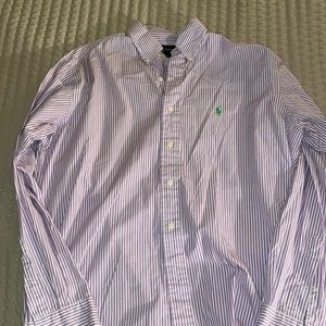 Striped Polo Button Down